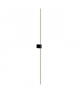 Maytoni Pars Outdoor Up Down Wall Lamp Black Gold Integrated LED 3000K-1