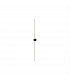 Maytoni Pars Outdoor Up Down Wall Lamp Black Gold Integrated LED 3000K-2