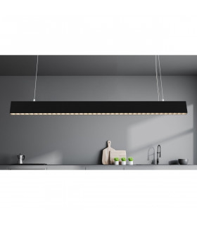 Maytoni Points Bar Pendant Ceiling Light Black Integrated LED 4000K-2