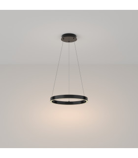 Maytoni Rim Modern Integrated LED Pendant Ceiling Light Black