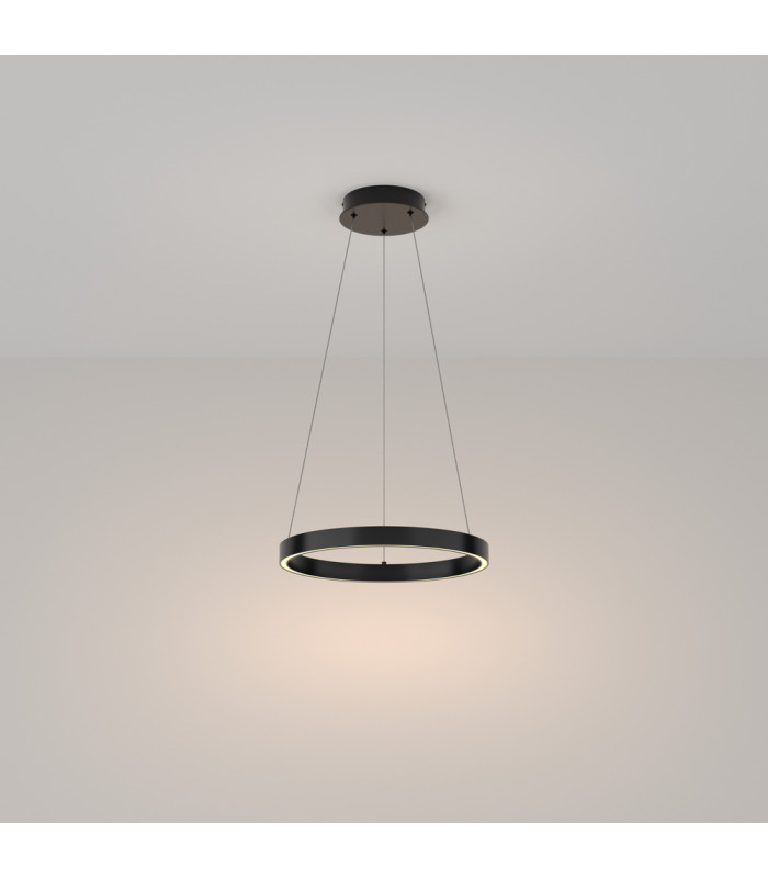 Maytoni Rim Modern Integrated LED Pendant Ceiling Light Black