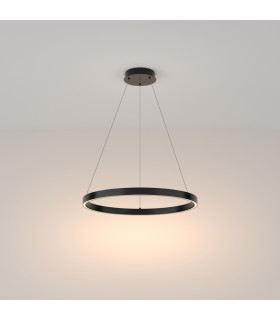 Maytoni Rim Modern Integrated LED Pendant Ceiling Light Black