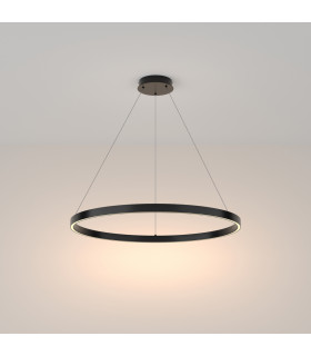 Maytoni Rim Modern Integrated LED Pendant Ceiling Light Black