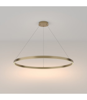 Maytoni Rim Modern Integrated LED Pendant Ceiling Light Brass