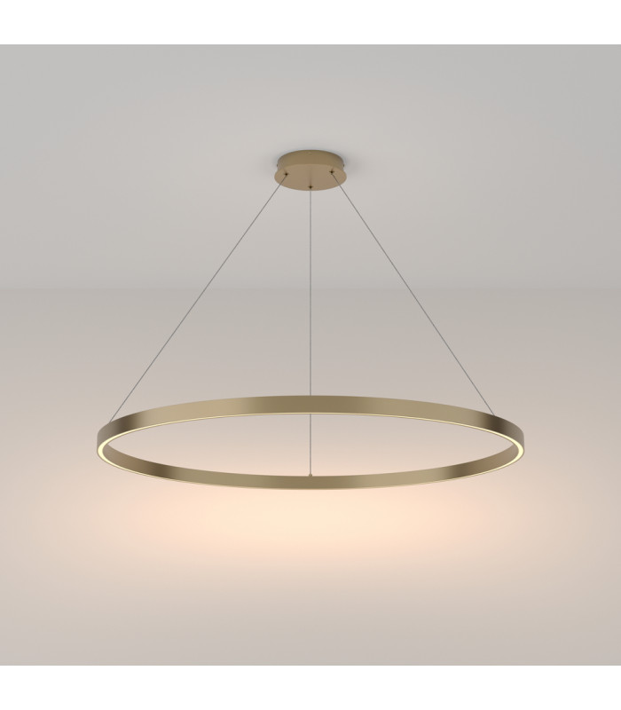 Maytoni Rim Modern Integrated LED Pendant Ceiling Light Brass