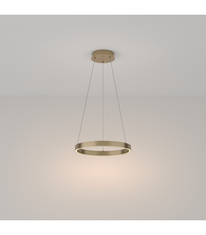 Maytoni Rim Modern Integrated LED Pendant Ceiling Light Brass