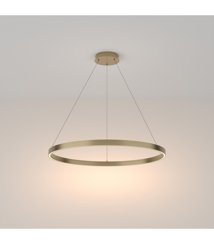 Maytoni Rim Modern Integrated LED Pendant Ceiling Light Brass