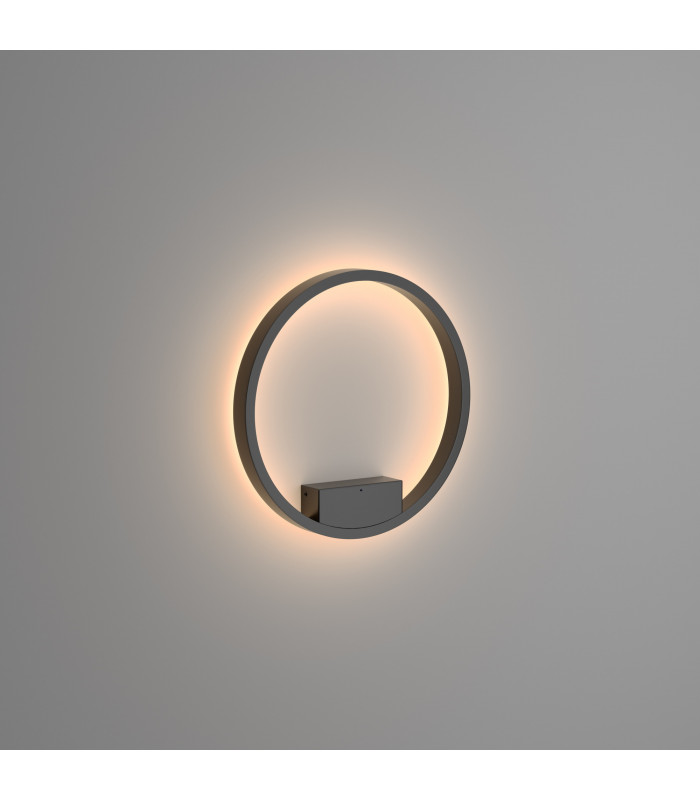 Maytoni Rim Modern Integrated LED Wall Lamp Black