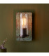 Palermo Wall Lamp Verdigris Bronze Plate Clear Glass-3