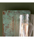 Palermo Wall Lamp Verdigris Bronze Plate Clear Glass-5