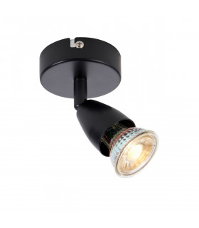 Amalfi Single Spotlight Matt Black Paint-1