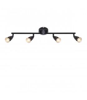 Amalfi Ceiling Spotlight Bar 4 Light Matt Black Paint-1