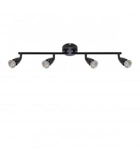 Amalfi Ceiling Spotlight Bar 4 Light Matt Black Paint-2