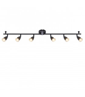 Amalfi Ceiling Spotlight Bar 6 Light Matt Black Paint-1