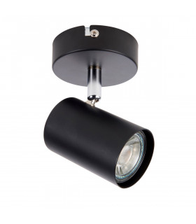 Arezzo Single Spotlight Matt Black Paint-2