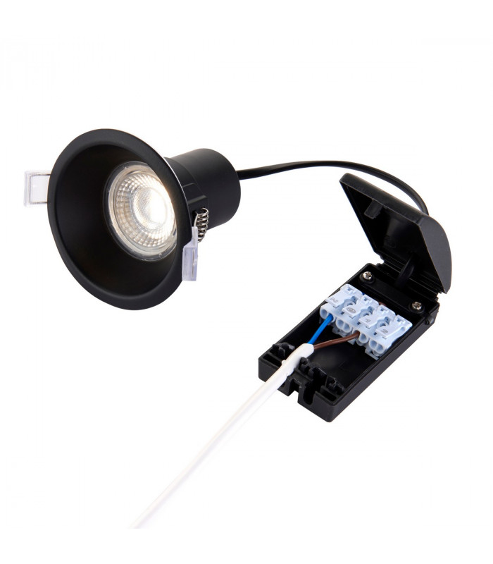 Shieldeco CCT Recessed Downlight Matt Black Paint IP65-5