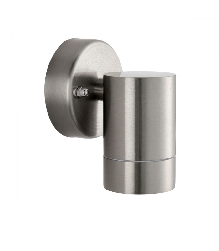 Palin Outdoor Down Wall Lamp Brushed Stainless Steel IP65-3