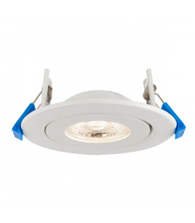 Shield360 4CCT Tri Wattage 8W Recessed Downlight Matt White Paint IP44-1