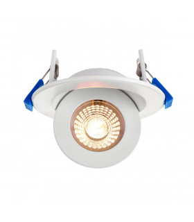 Shield360 4CCT Tri Wattage 8W Recessed Downlight Matt White Paint IP44-2