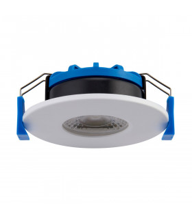 Shieldslim IP65 7W Recessed Downlight Matt White Paint IP65-1