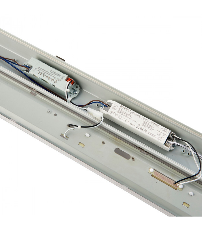 Led Anti-Corrosive 4000K 4ft Emergency IP65 19W Outdoor Linear Batten Light Frosted-4