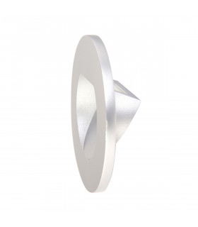 Albus CCT Outdoor Recessed Wall Lamp Silver Effect Paint-1