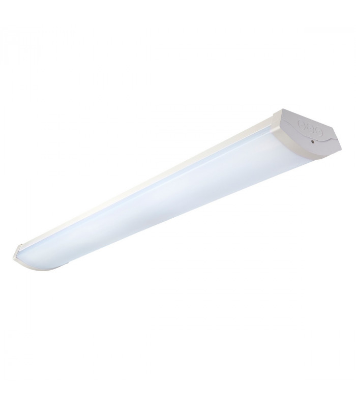 Dualled 5ft Emergencyergecy 58W Commercial Lighting Matt White Paint-3