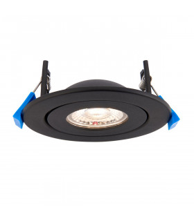 Shield360 4CCT Tri Wattage Black IP44 8W Recessed Downlight Matt Black Paint-1