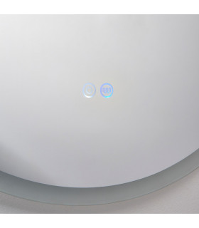 EclIPse CCT IP44 14.5W Illuminated Bathroom Mirror Mirrored Glass-2