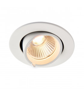 Axial CCT 10.5W Round 10.5W Recessed Downlight Matt White Paint-1