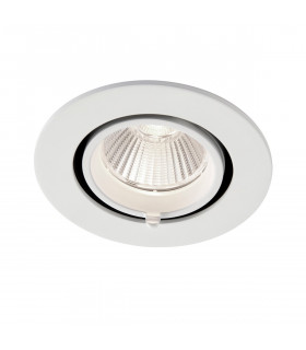 Axial CCT 10.5W Round 10.5W Recessed Downlight Matt White Paint-2