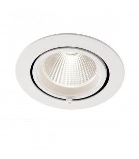 Axial CCT 30W Round 30W Recessed Downlight Matt White Paint-2