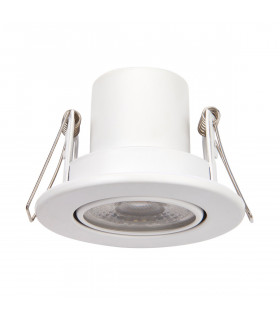 Shieldeco 500 CCT Tiltable Light 5W Recessed Downlight Matt White Paint-1