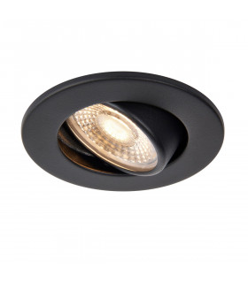 Shieldeco 500 CCT Tiltable Light 5W Recessed Downlight Matt Black Paint-2