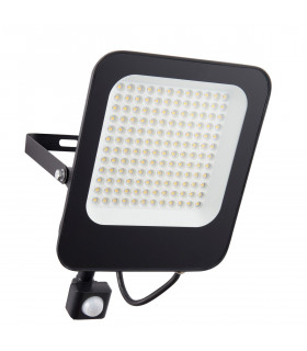 Guard PIR Override 100W IP65 100W Outdoor Flood Light Matt Black Paint-2