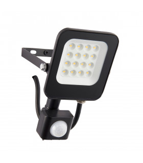 Guard PIR Override 10W IP65 10W Outdoor Flood Light Matt Black Paint-2