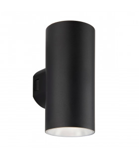 Cairo CCT 2 Light IP65 18W Outdoor Up Down Wall Lamp Black-3