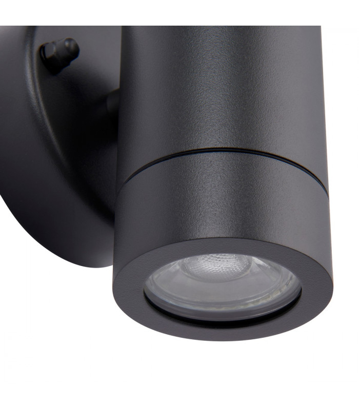 Palin Outdoor Down Wall Lamp Anthracite Grey IP44-4