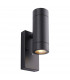 Palin Outdoor Up Down Wall Lamp 2 Light Anthracite Grey IP44-1