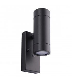 Palin Outdoor Up Down Wall Lamp 2 Light Anthracite Grey IP44-2