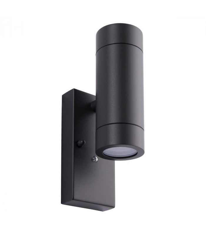 Palin Outdoor Up Down Wall Lamp 2 Light Anthracite Grey IP44-2