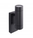 Palin Outdoor Up Down Wall Lamp 2 Light Anthracite Grey IP44-4