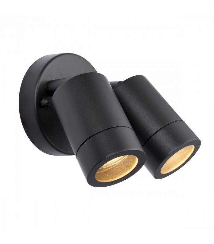 Palin Outdoor Spotlight 2 Light Anthracite Grey IP44-1