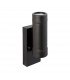 Icarus Photocell Outdoor Up Down Wall Lamp 2 Light Black IP44-2