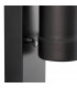 Icarus Photocell Outdoor Up Down Wall Lamp 2 Light Black IP44-5