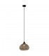 Modern Hanging Pendant Chrome, Black 1 Light  with Chrome, Glass, Tinted Shade, E27 - 2