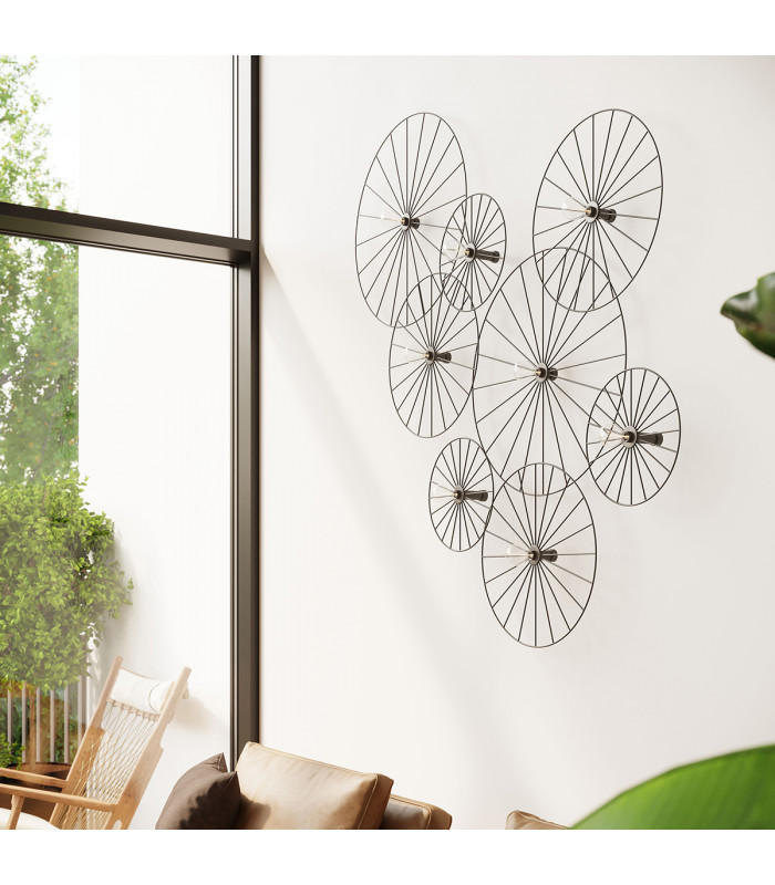 Sirkel Wall Lamp, Black, 30cm, 1x E27 -4