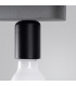 Tavo Industrial Semi Flush Ceiling Light Grey 1x E27-4