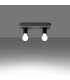 Tavo Industrial Semi Flush Ceiling Light Grey 2x E27-3