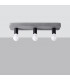Tavo Industrial Semi Flush Ceiling Light Grey 3x E27-2
